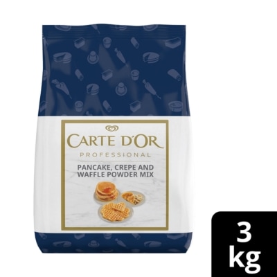 Pancake, Crepe and Waffle Powder Mix - Carte D’or Pancake, Crepe & Waffle Powder Mix offers the versatility we need in both sweet and savory applications.